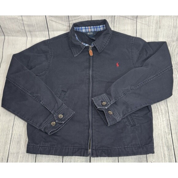 Boy’s/Kid’s Vintage Polo Ralph Lauren Full Zip Basic Jacket Size 8/10 - Picture 11 of 12